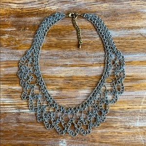 Beautifully sparkled statement necklace